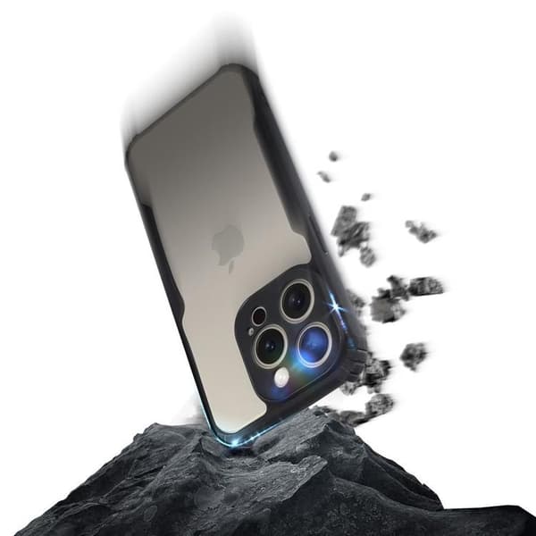 Telefontaske til iPhone 12 Anti-Drop - Sort Black