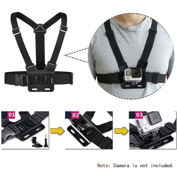 Rotating Tripod Med Mobil stativ Och Adjustable Harness Svart