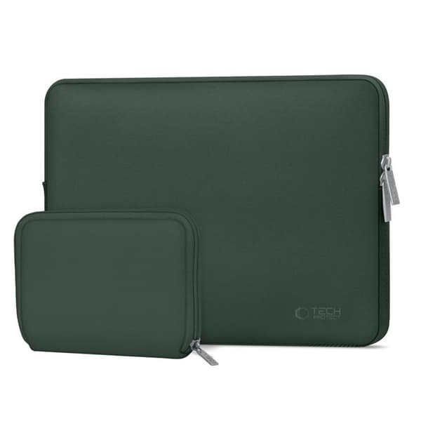 Tech-Protect bærbar taske til (15-16") Neoslim - Midnatsgrøn Grön