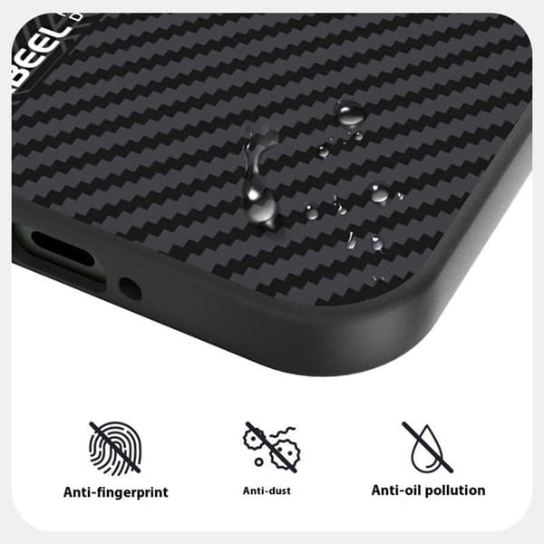 ABEEL Mobilskal till Xiaomi 17 Pro Max PC TPU Aluminium PU Läder - Textur 2