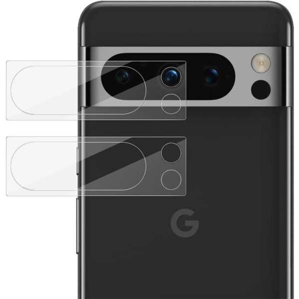 [2-PACK] Google Pixel 8 Pro kameralinsecover i hærdet glas - Clea