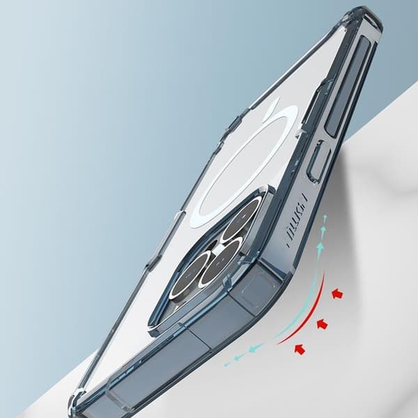 Nillkin Mobilskal till iPhone 15 Pro Max Magsafe Nature Pro Armored Vit