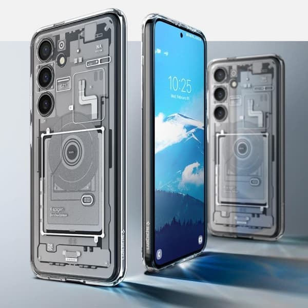 Spigen Mobilskal till Galaxy S24 Ultra Hybird - Vit Zero One Vit