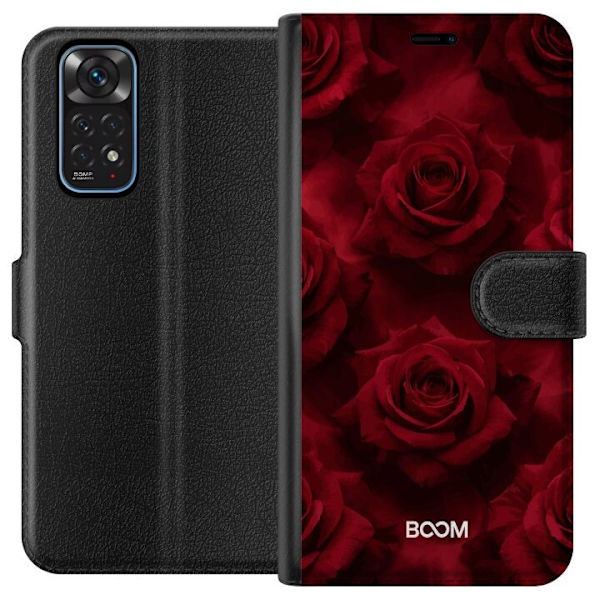 Plånboksfodral till Xiaomi Redmi Note 11 med Crimson Rose