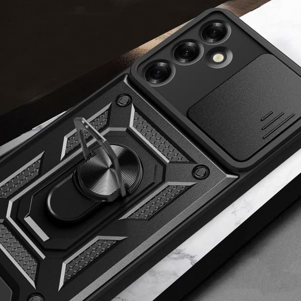Tech-Protect telefontaske til Galaxy M35 5G Camshield Pro - Sort Svart