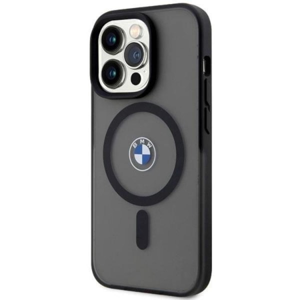 BMW iPhone 14 Pro -mobiilikotelo Magsafe Signature - musta
