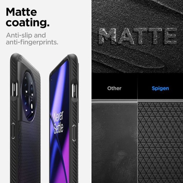 Spigen OnePlus 11 5G Mobiskal Liquid Air - Matte Svart