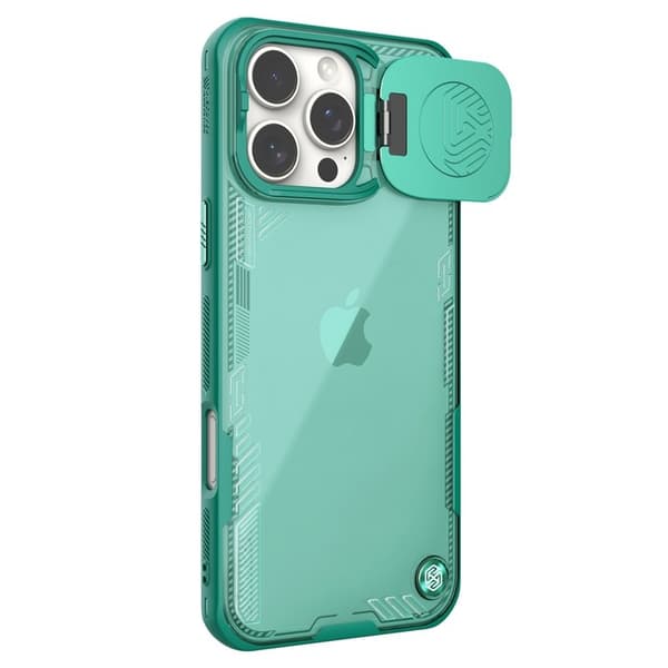 NILLKIN Iceblade CamProp Mobilskal till iPhone 16 Pro Grön