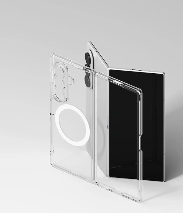 Ringke Mobilskal För Galaxy Z Fold 8 Ultra MagSafe Slim Magnetisk - Clear