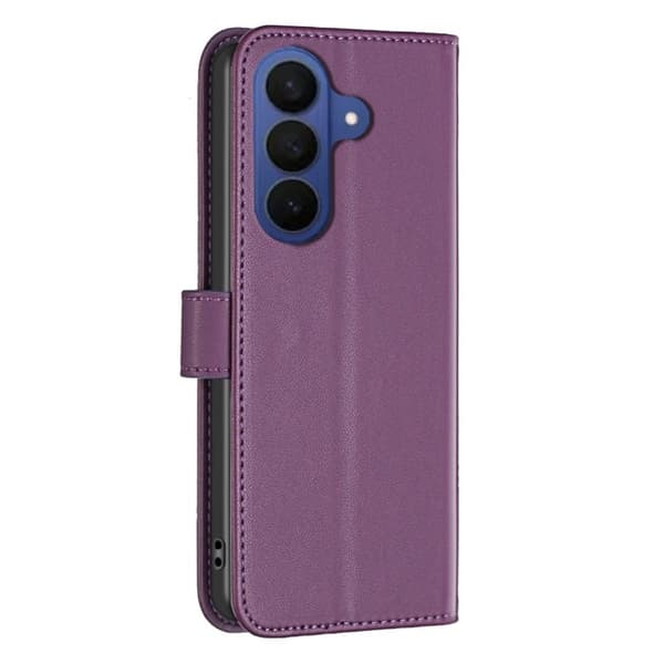 BINFEN Samsung Galaxy S26 Pro Plånboksfodral Folio Flip Konstläder - Mörklila