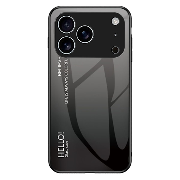 Mobilskal till iPhone 17 Pro Max Anti-Scratch - Gradient Svart/Grå Grå