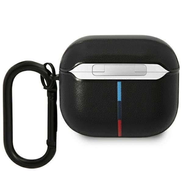 BMW Airpods 3 Skal Läder Curved Line - Svart Svart