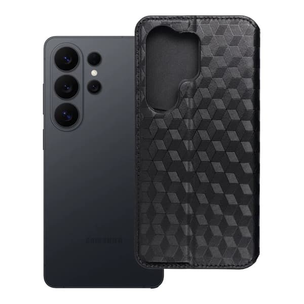 Plånboksfodral För Galaxy S26 Plus Cubic - Svart Svart