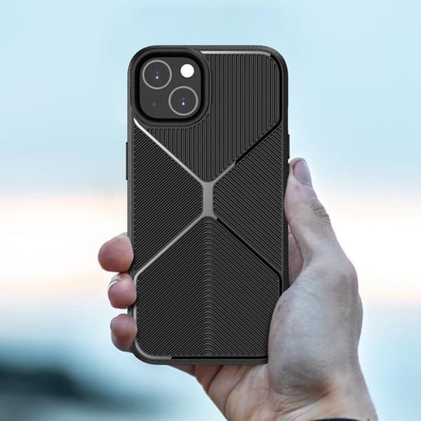 iPhone 14 Pro Max Cover X Design - Sort Black