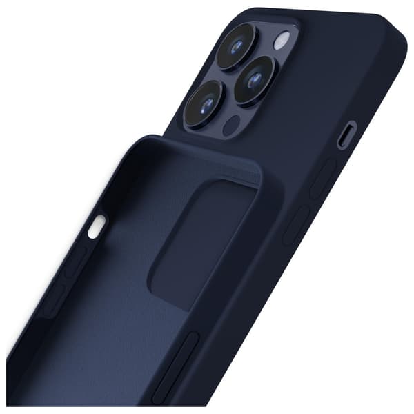 3MK Telefontaske til iPhone 16 Pro Max Silikone - Navy