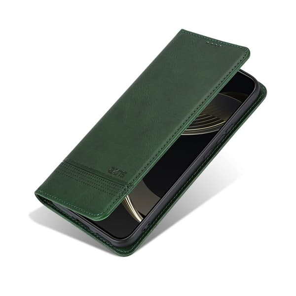 AZNS Plånboksfodral för Samsung Galaxy S26 Plus Konstläder - Grön