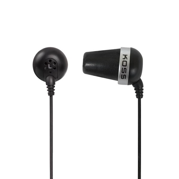 KOSS Hörlurar In-Ear The Plug - Svart Svart