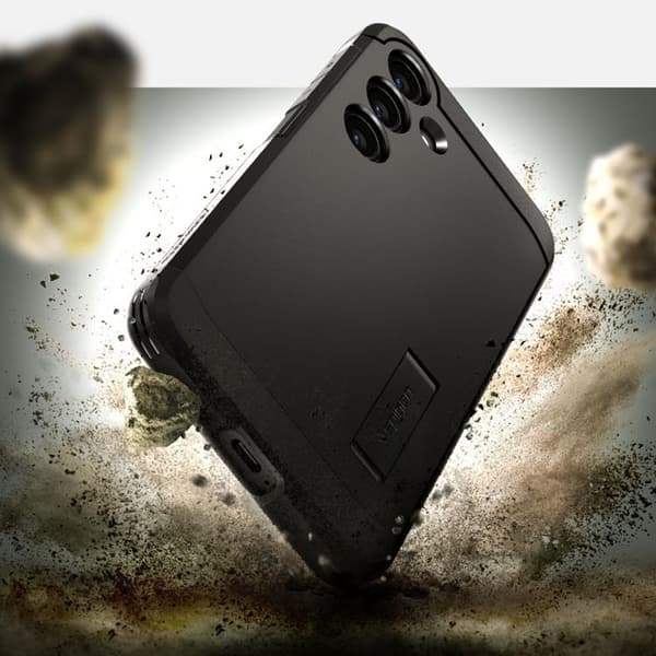 Spigen Galaxy S24 Mobilskal Tough Armor - Sort Svart