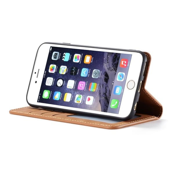 FORWENW Fantasy Series iPhone 6s Plus Plånboksfodral Konstläder - Brun