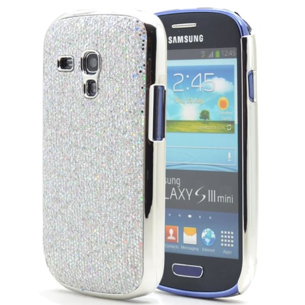 Sparkle Baksideskal tillSamsung Galaxy S3 mini i8190 (Silver) Silver