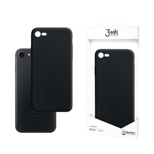 3MK Clear Skal iPhone 7 /8 / SE 2020 - Musta Black