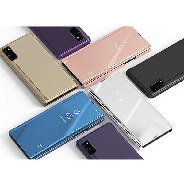 Galaxy A03s -kotelo Clear View - Musta Black