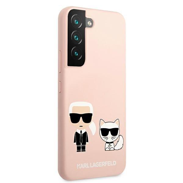 Karl Lagerfeld Silicone Ikonik Karl & Choupette Cover Galaxy S22