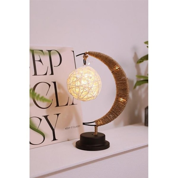 Bordslampa Vid Sängen Twirl Art Deco (model 1) EID Brun
