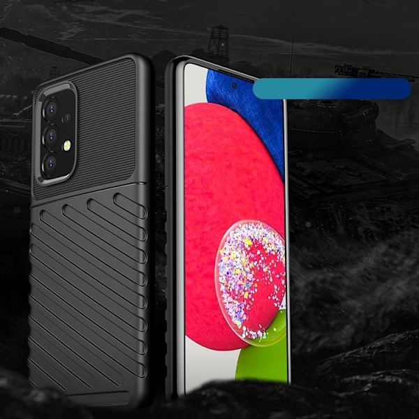 Thunder Flexible Armored Skal Galaxy A53 5G - Svart