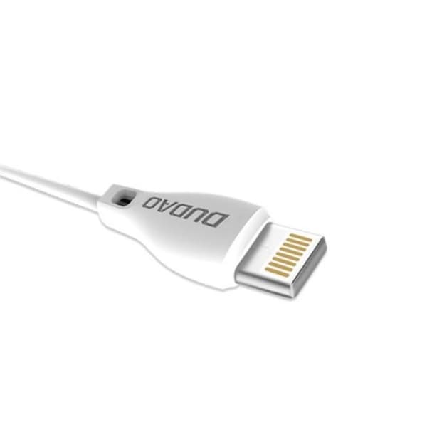 Dudao USB-A till Lightning kabel 1m - Vit Vit