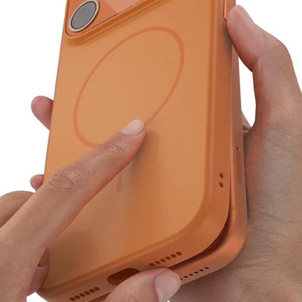 Mobilskal till iPhone 17 Pro Max Magsafe Precise Cutouts - Orange Orange