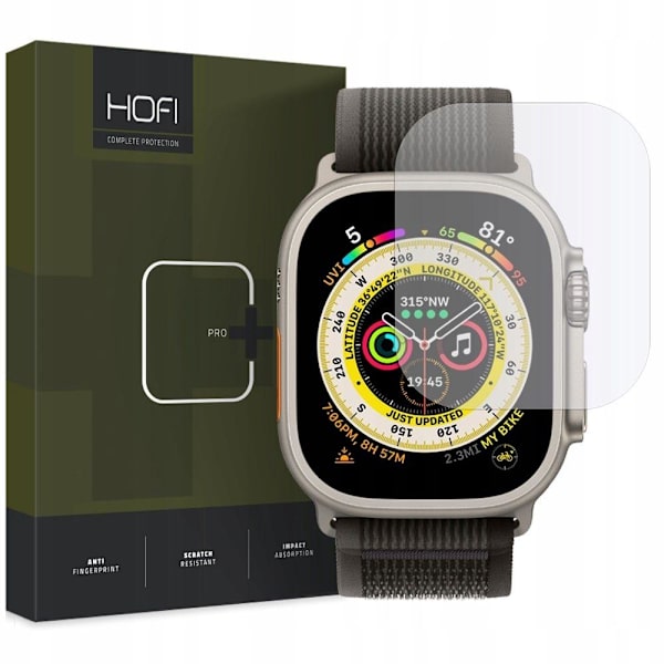 Hofi Apple Watch (45mm) Series 9 Skärmskydd i Härdat glas
