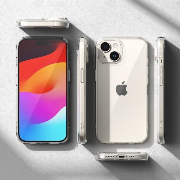 Ringke iPhone 15 Plus Mobilcover Fusion - Gennemsigtig