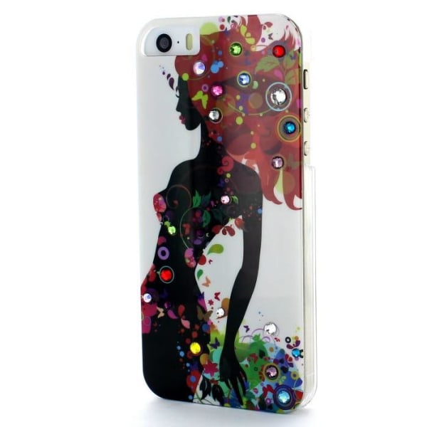 Nastoitettu kristallikotelo Apple iPhone 5 / 5S / SE (Spring Beauty) -puhelimelle