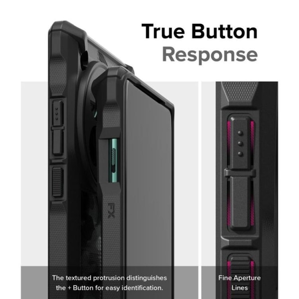 Ringke OnePlus 12 5G matkapuhelimen kansi Fusion X - musta