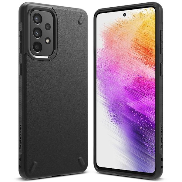 Ringke Onyx Holdbart Etui Galaxy A73 - Sort Svart