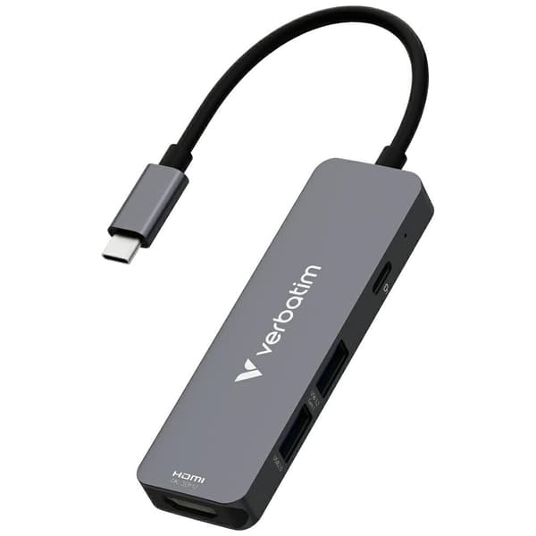 Verbatim Hub USB-C/HDMI/USB-A 3.2/2.0 32155 - Aluminium