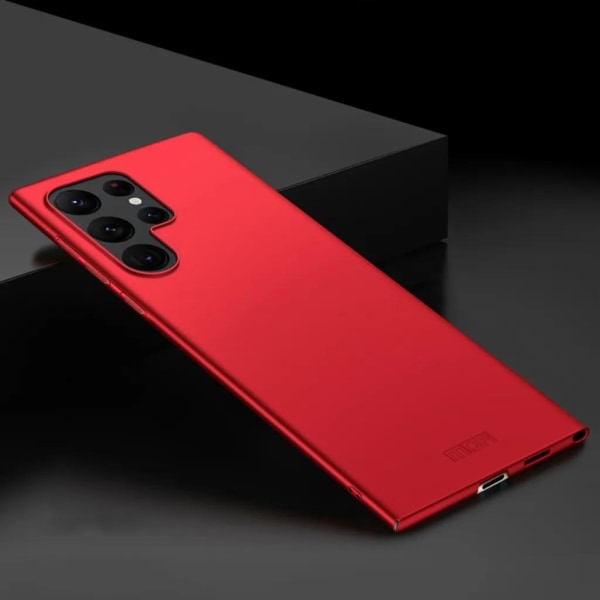 Mofi Galaxy S23 Ultra Mobile Cover Ohut - punainen