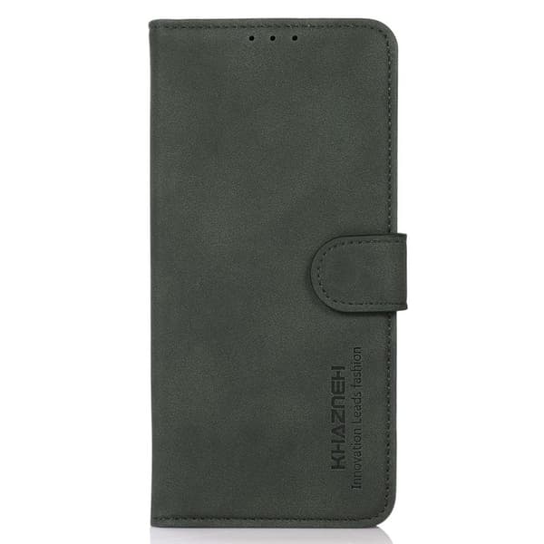 KHAZNEH Xiaomi 17 Pro Max Plånboksfodral Anti Scratch Konstläder - Grön