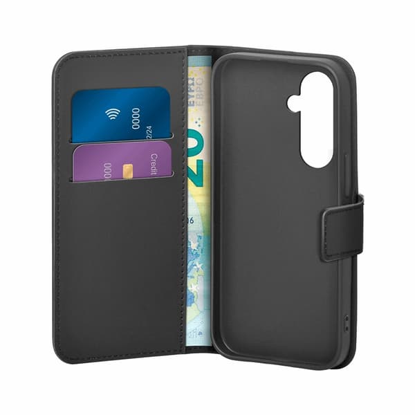 Puro Galaxy S25 Pung Taske Med Flip - Sort Black