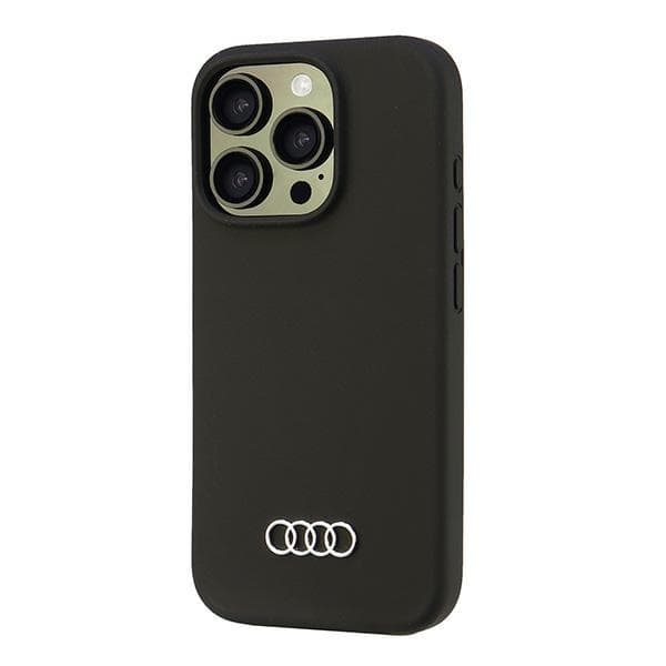 Audi Mobilskal till iPhone 16 Pro Silikon - Svart Black