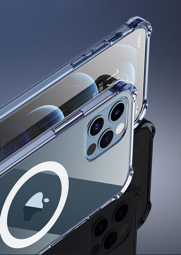 BOOM - ShockProof MagSafe Skal iPhone 12 Pro Max - Klar Transparent
