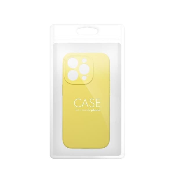 Mobilskal till iPhone 15 Pro Max Silikon 2mm - Citron Gul