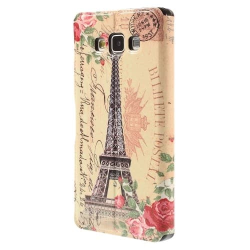 Samsung Galaxy A7 -puhelinkotelo ikkunalla - Eiffel-torni Mönster