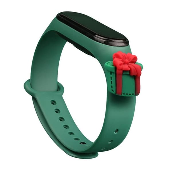 Xiaomi Mi Band 4/3 Armband Xmas Gift Silicone - Grön Grön