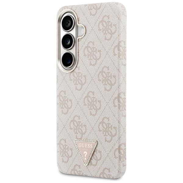 Guess Mobilskal För Galaxy S26 MagSafe 4G Triangle Logo - Rosa Rosa