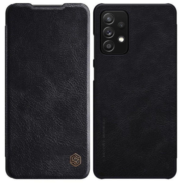 Nillkin Qin Wallet Case Galaxy A72 - Sort Black