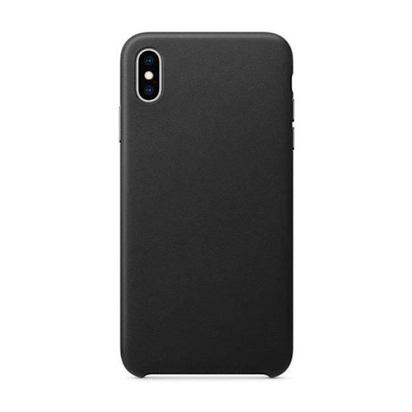 Eco Läder Skal iPhone 12 Pro Max - Svart Svart