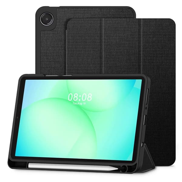 Tech Protect Galaxy Tab A9 Taske Lærred Svart