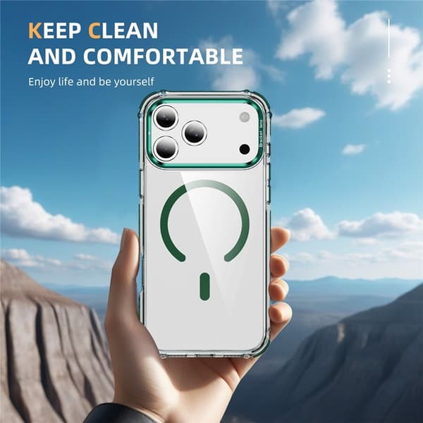 Mobilskal till iPhone 17 Pro MagSafe Kickstand - Grön Grön